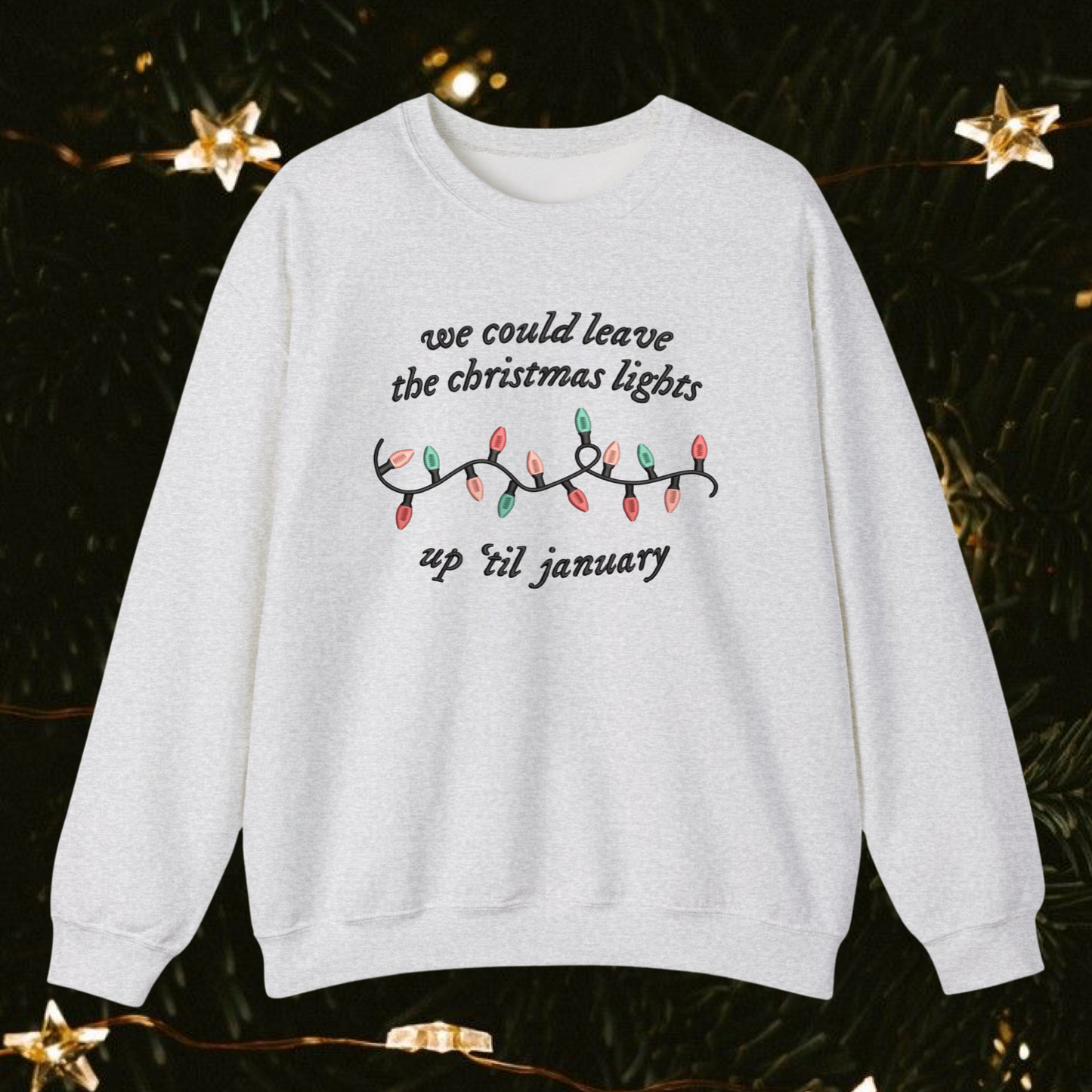 Christmas Lights Crewneck