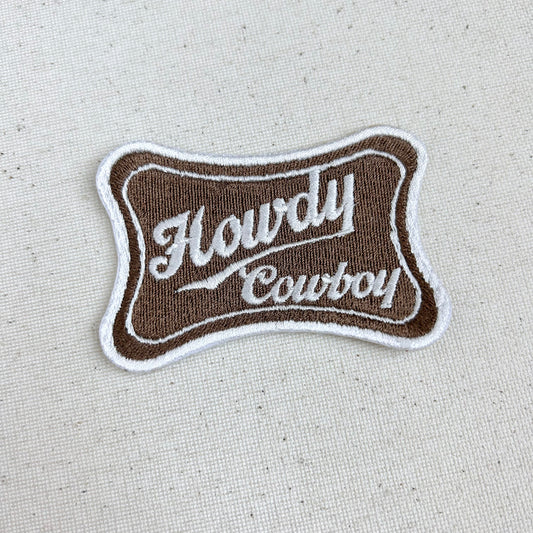 Howdy Cowboy Patch