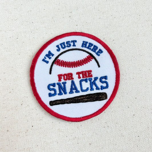 Here For The Snacks Patch